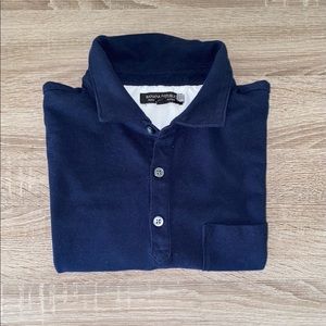 Men Banana Republic Performance Pique Polo